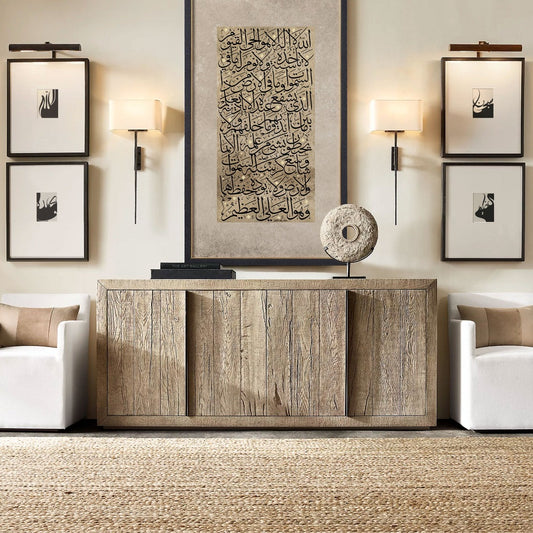 Ayatul Kursi Islamic Quran Wall Art Modern Arabic Calligraphy by Artist Helen Abbas