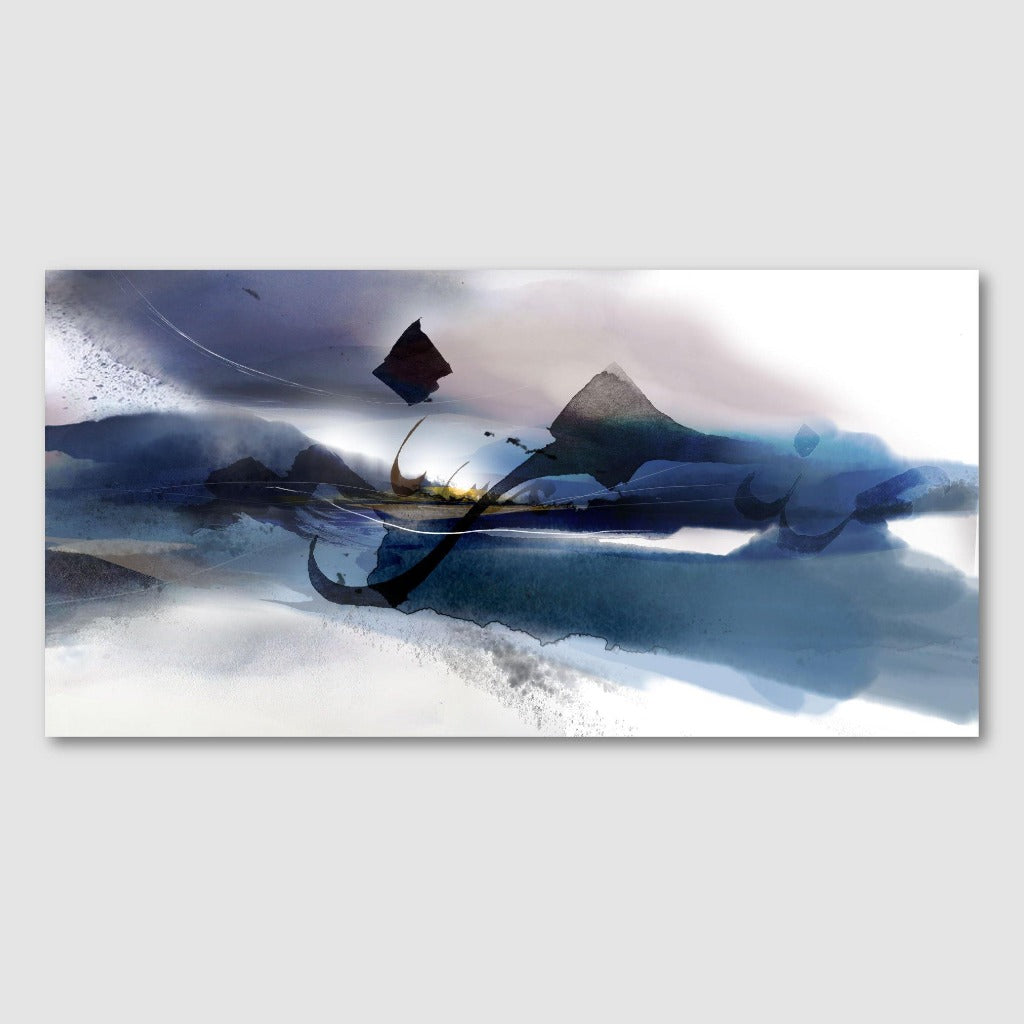 Mirage I - The Art Gallery Modern Arabic Calligraphy by Helen Abbas