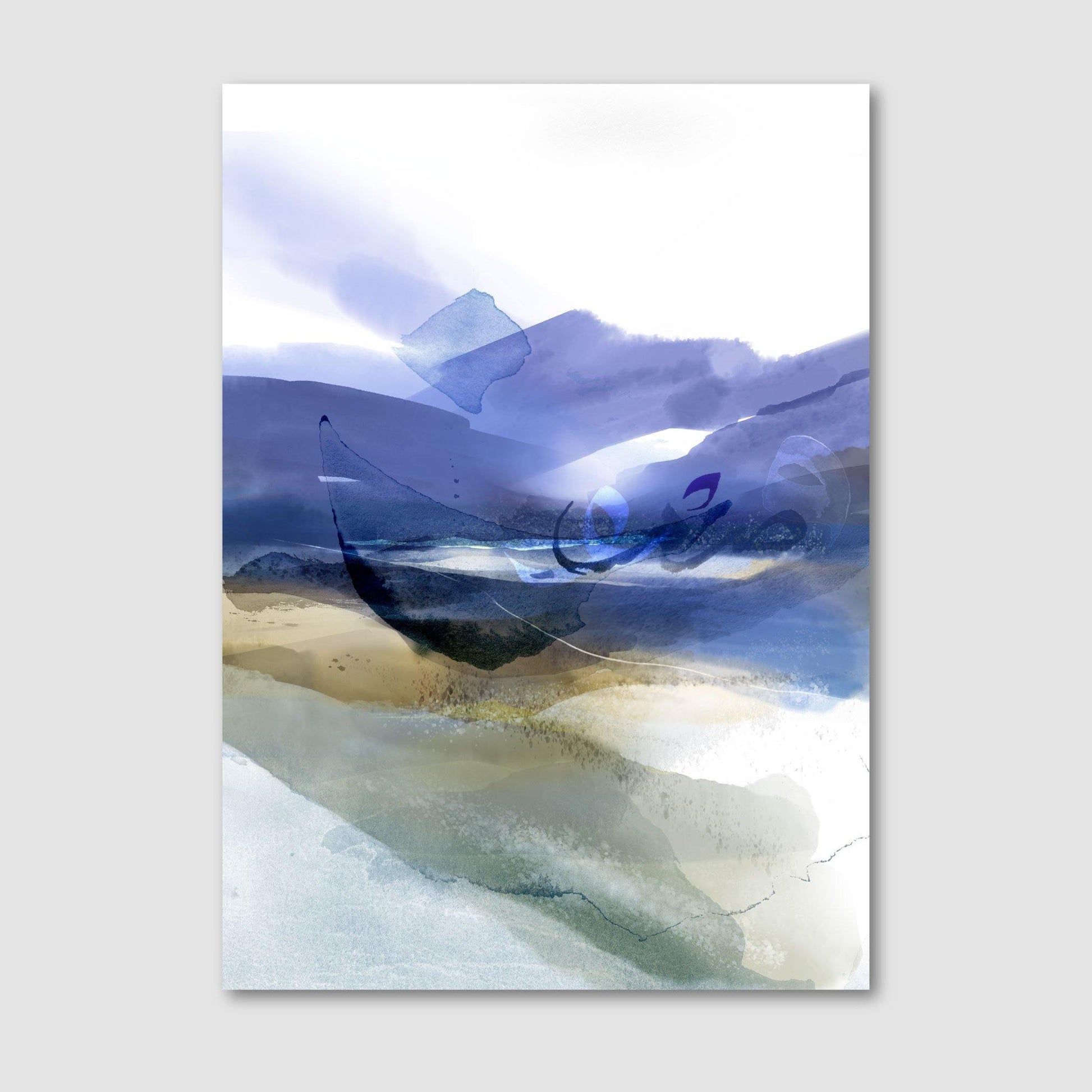 Mirage V - The Art Gallery Modern Arabic Calligraphy by Helen Abbas