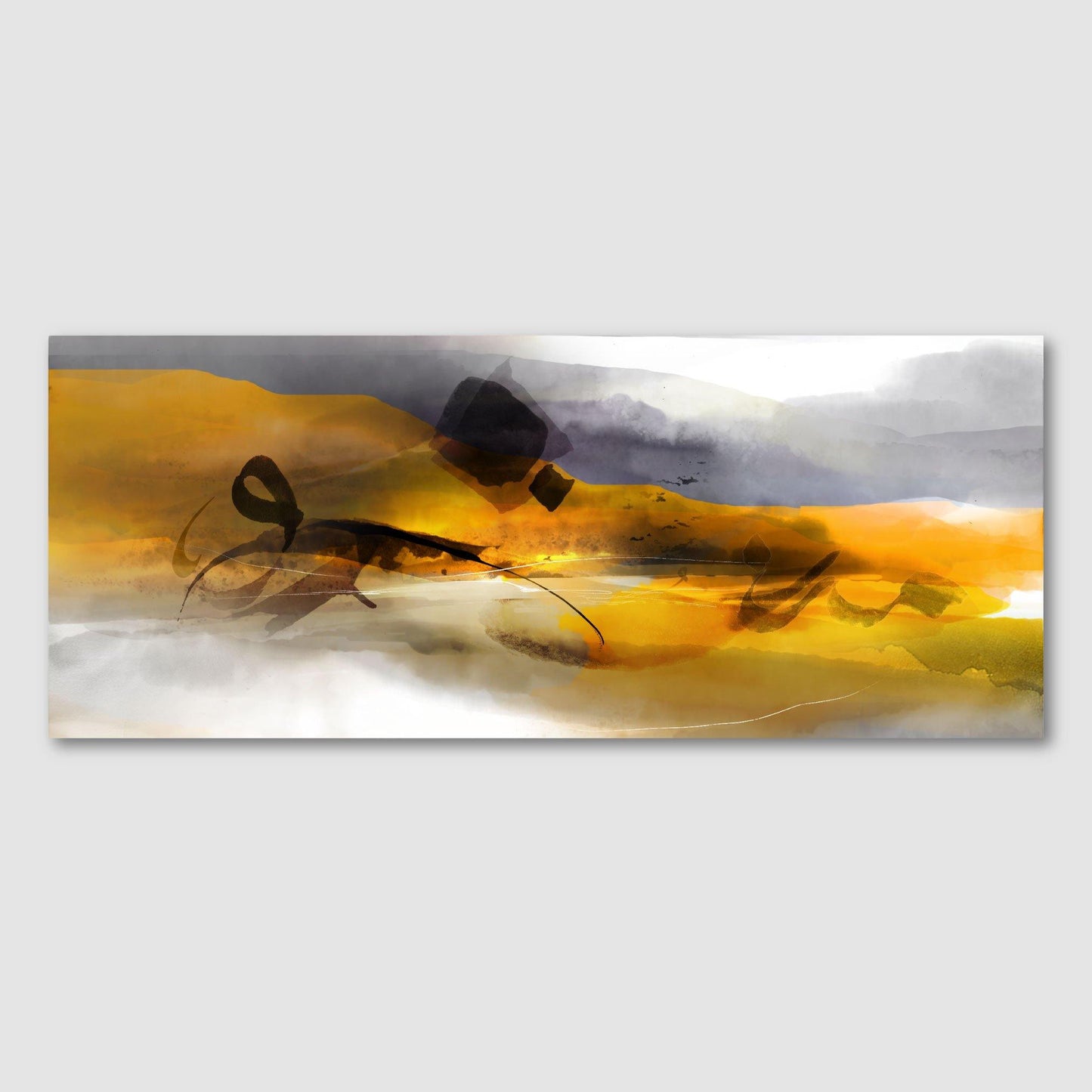 Mirage VI - The Art Gallery Modern Arabic Calligraphy by Helen Abbas