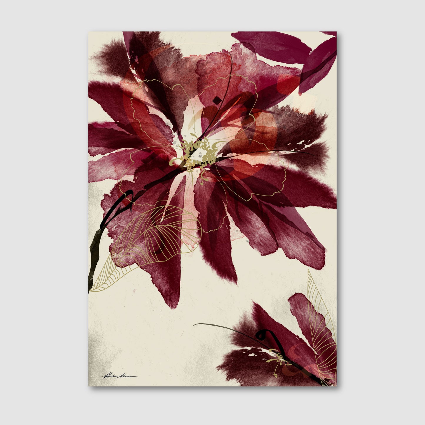 Red Florals II