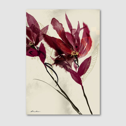 Red Florals III