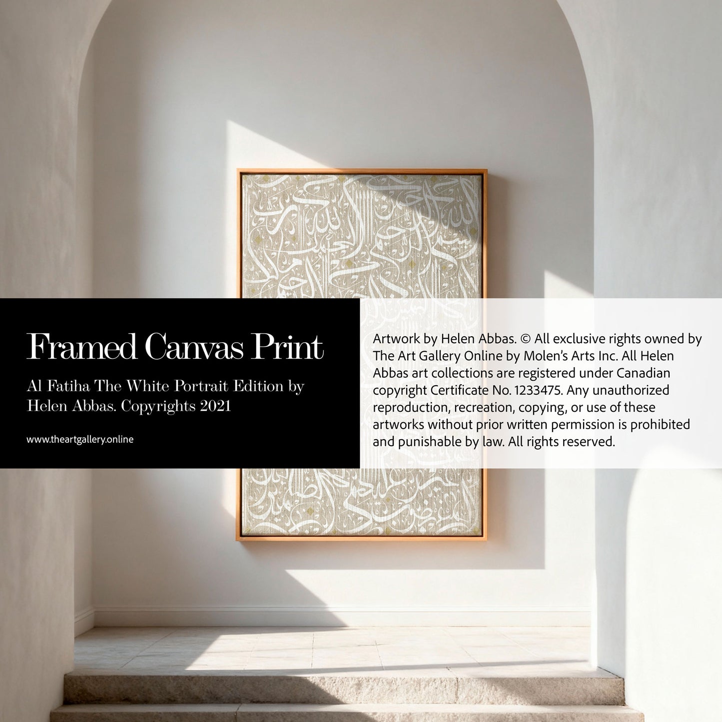 Al Fatiha The White Portrait Printed Edition