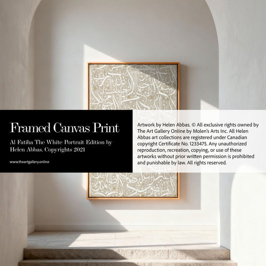 Al Fatiha The White Portrait Printed Edition